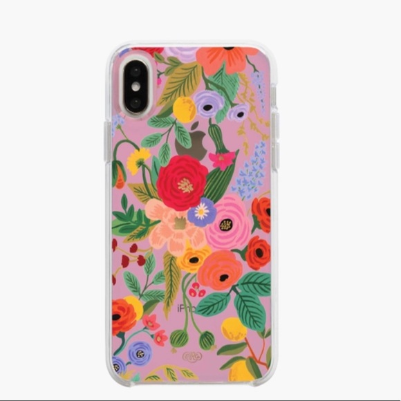 Rifle Paper Co. Clear Garden Party Blush case